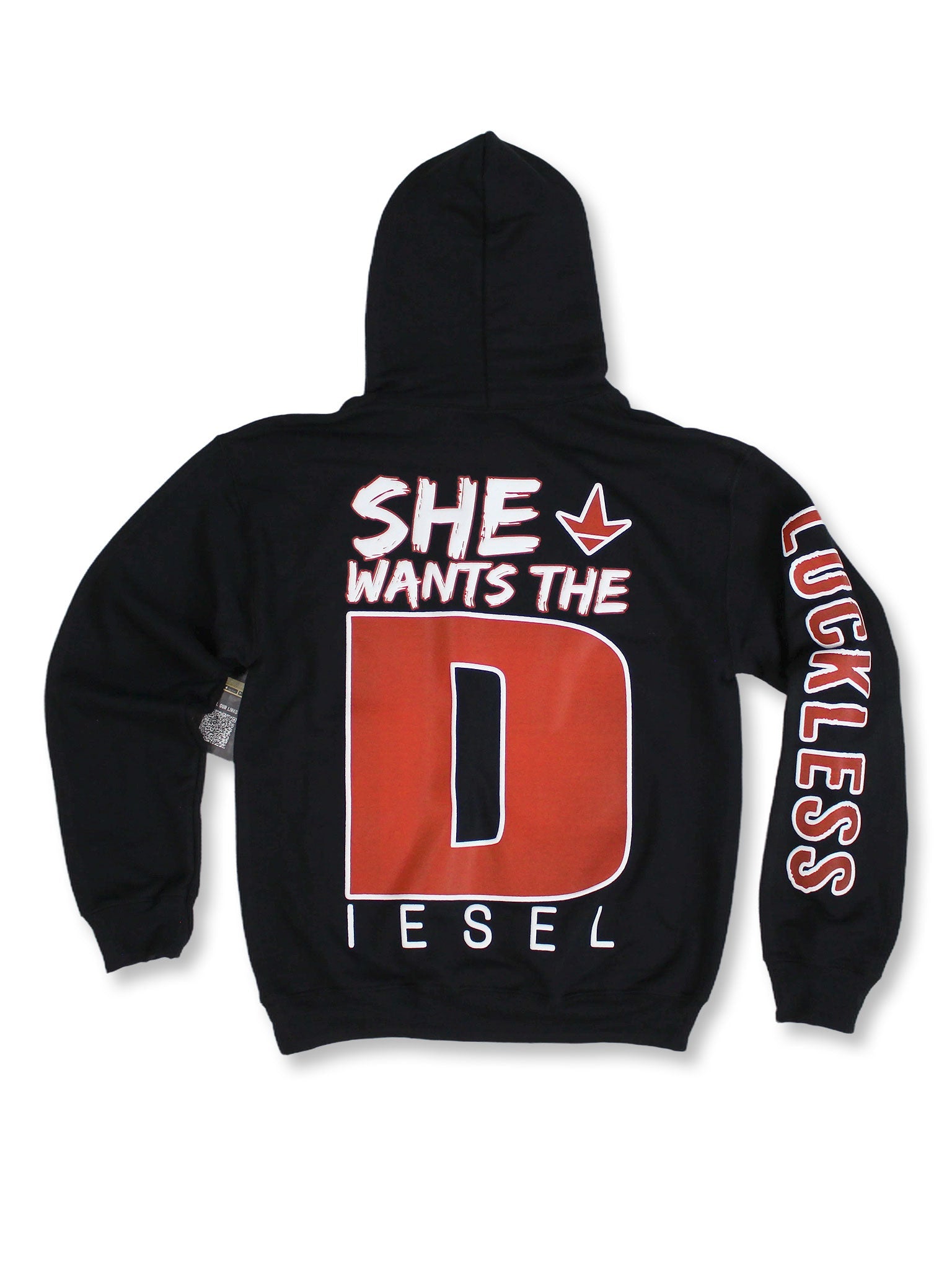 She Wants the “D” iesel Hoodie
