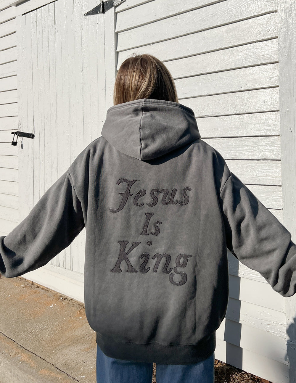 “Not Sorry” Jesus Is King Unisex Hoodie