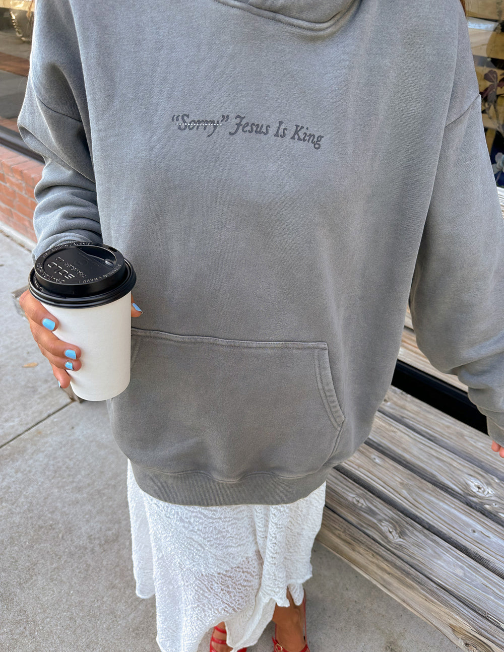“Not Sorry” Jesus Is King Unisex Hoodie