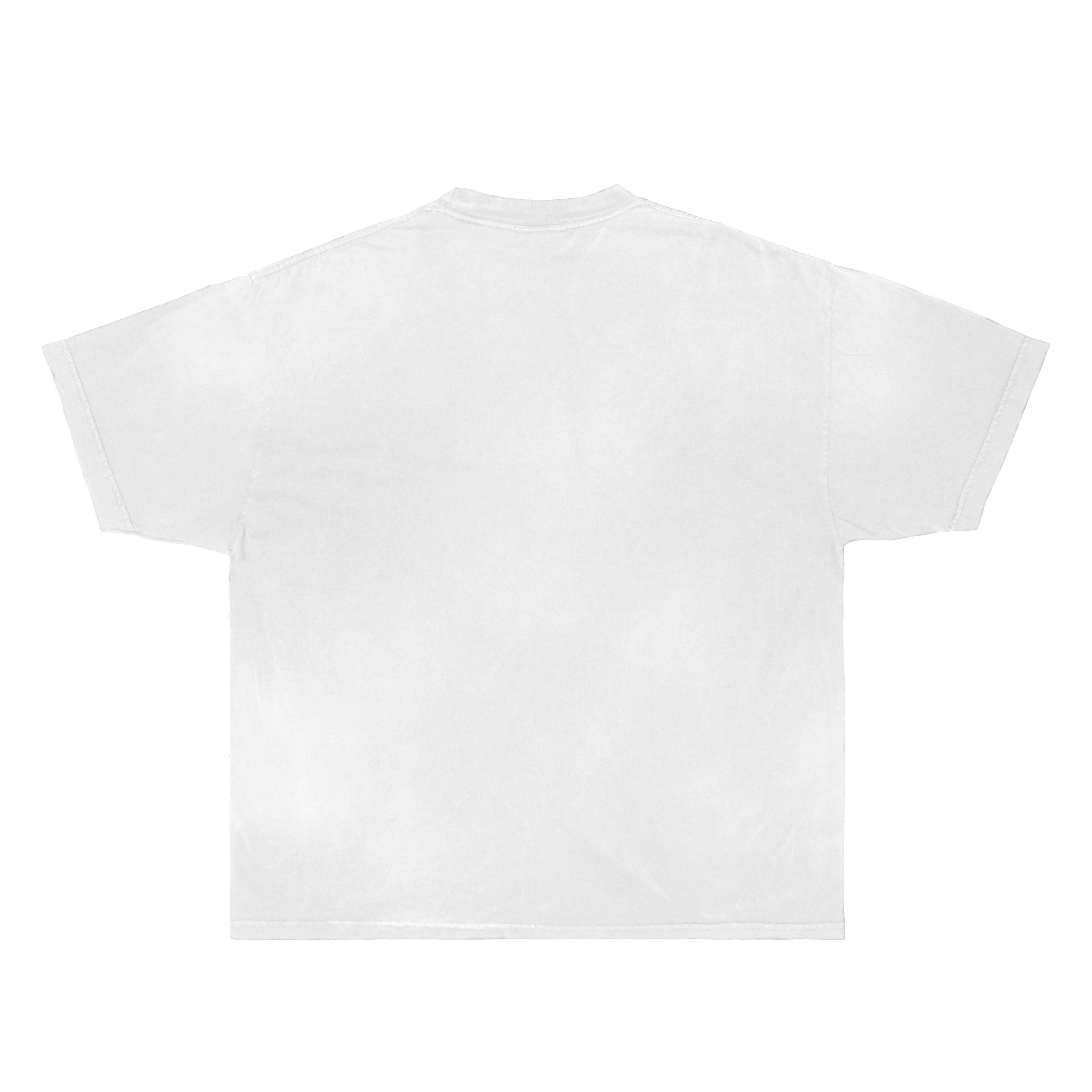 White Cotten Rockstar Street Shirt