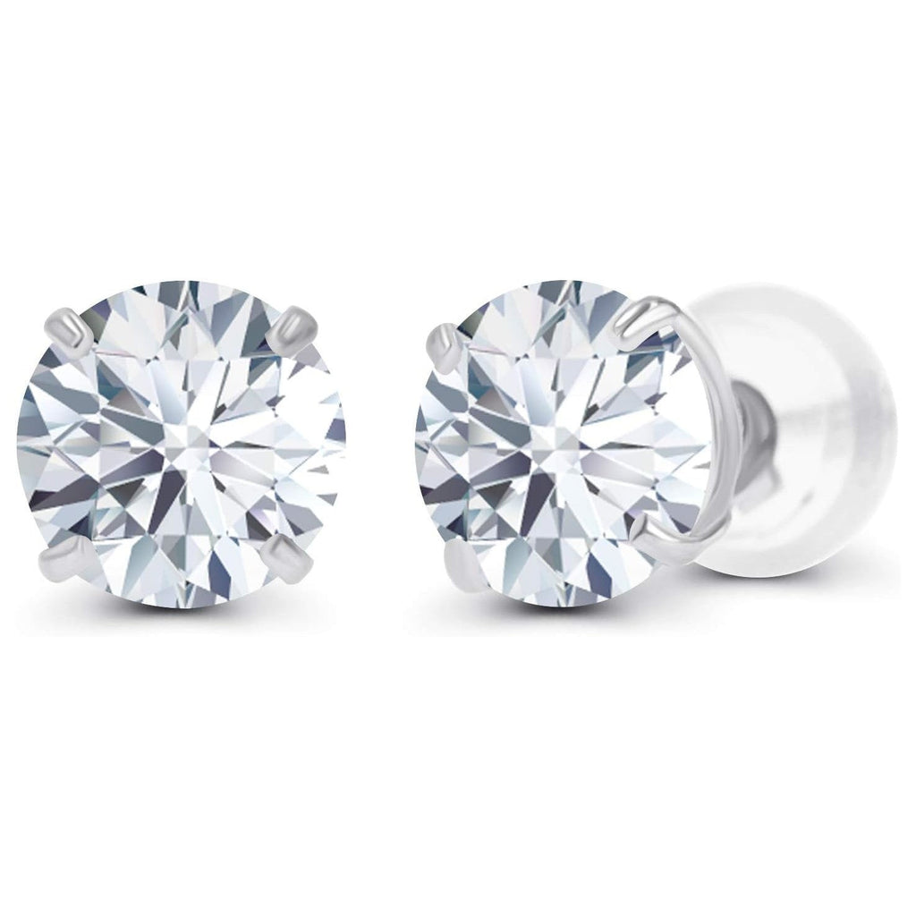 Certified Lab Grown Diamond Stud Earrings Earrings 1.50 CTW