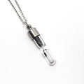 Meteorite Hourglass Necklace