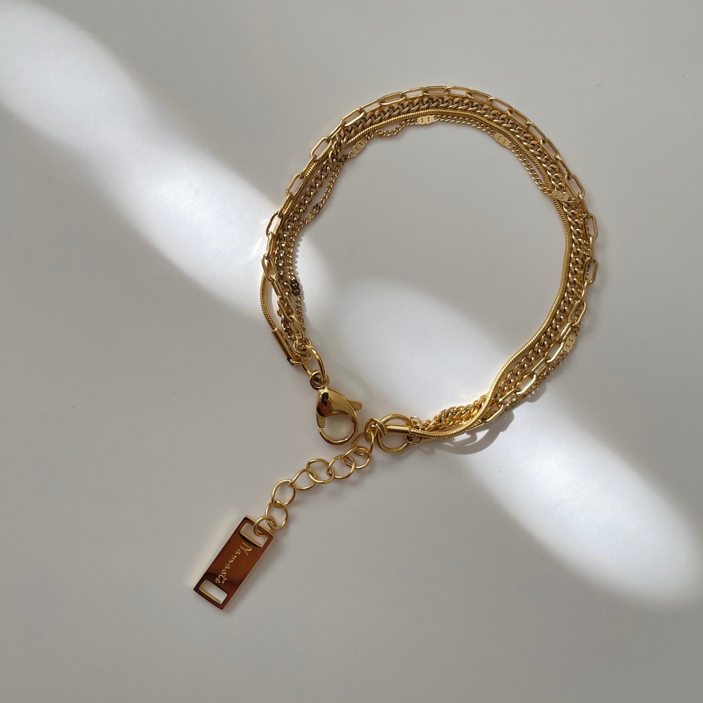 4 Strand Gold Bracelet