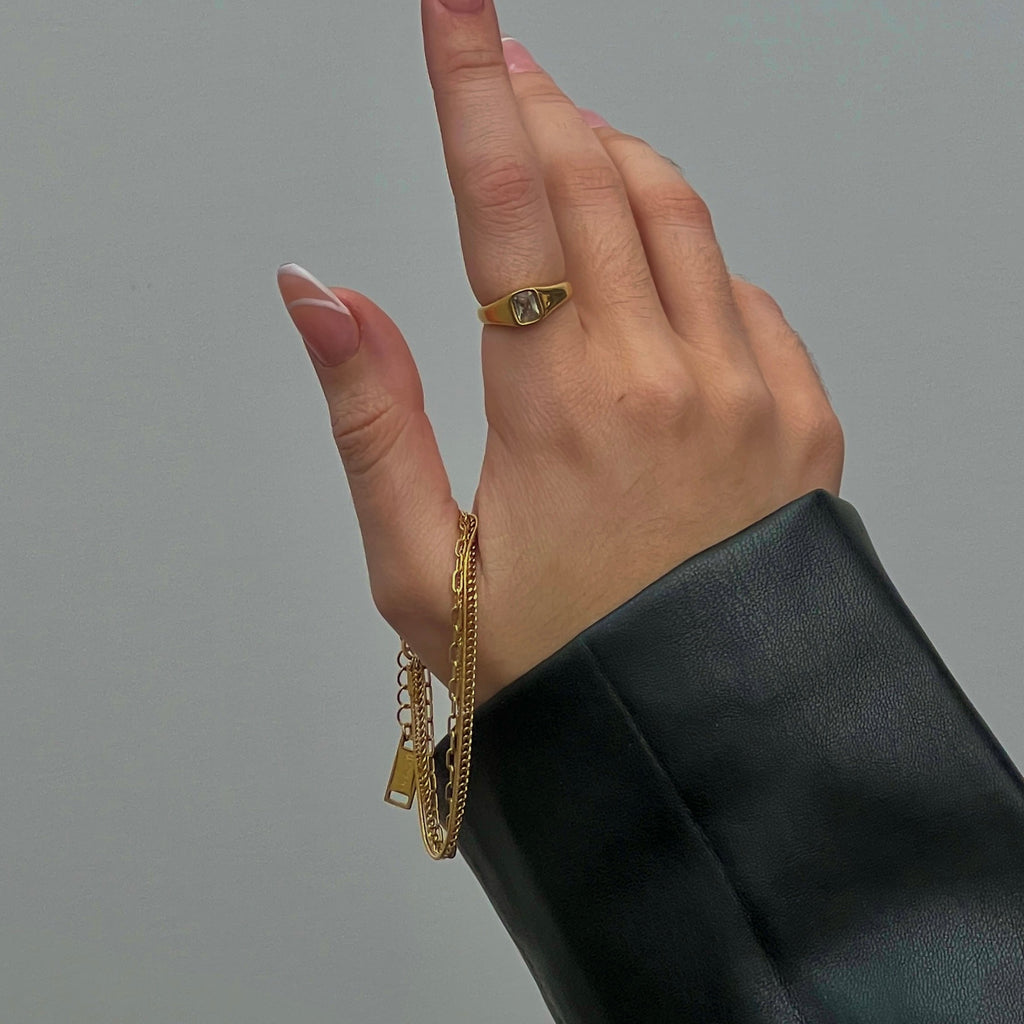 4 Strand Gold Bracelet