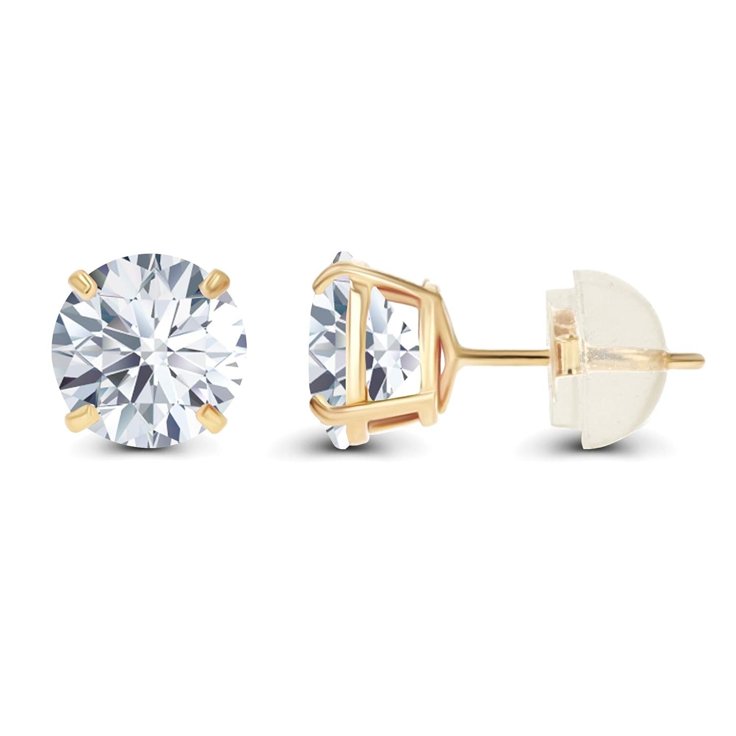 Certified Lab Grown Diamond Stud Earrings Earrings 1.50 CTW